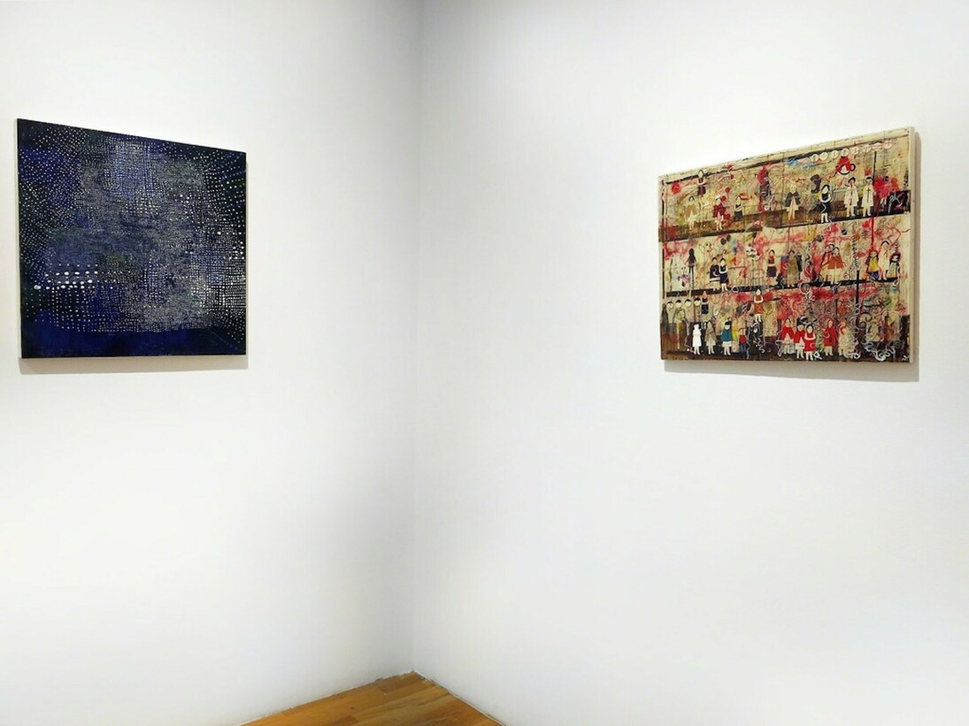 Regrouping, Exhibition view. Courtesy of Edward Thorp Gallery