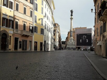 Piazza di Spagna, foto Valeria Caldelli