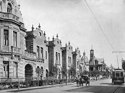 Calle Marsella de la Colonia Juárez, Ciudad de México, 1910