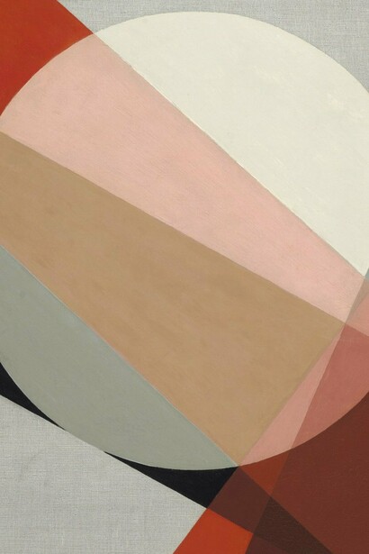 "A 19, 1927", óleo sobre lienzo, László Moholy-Nagy, 1927