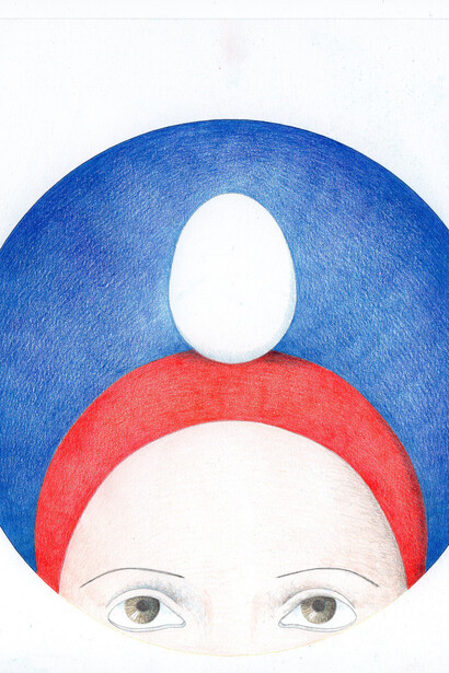 Dora e le uova - Illustrazione di Greta Croci