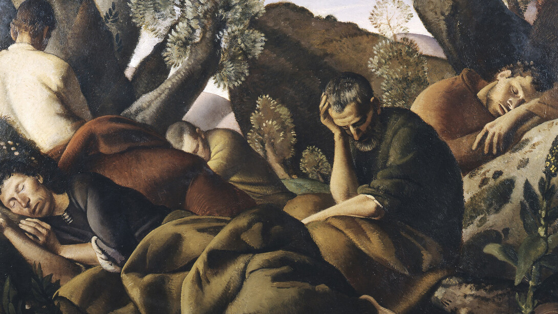 Felice Carena (Cumiana 1879-Venezia 1966) Gli Apostoli, 1926 olio su tela. Firenze, Galleria d'arte moderna di Palazzo Pitti