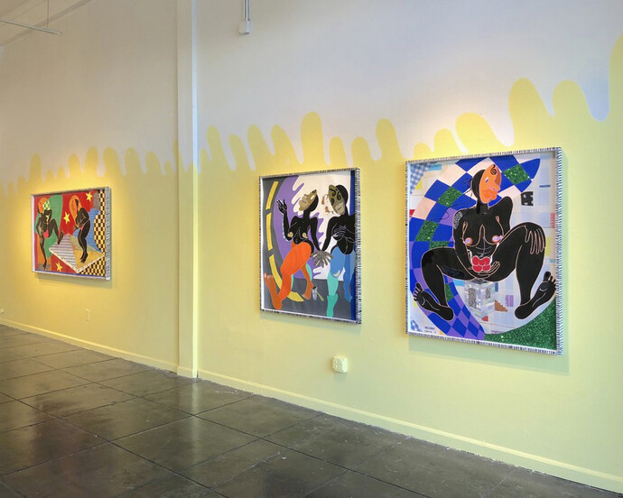Theresa Chromati, Exhibition view. Courtesy of New Image Art