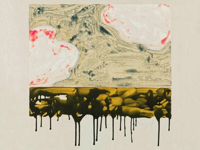 Mario Schifano, Paesaggio anemico (detail), 1979-1980. Courtesy of Mart
