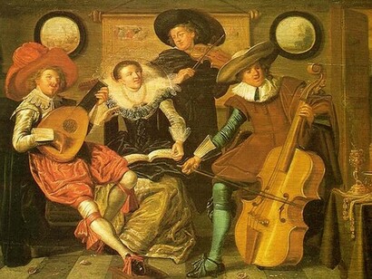 Dirck Hals, Musici