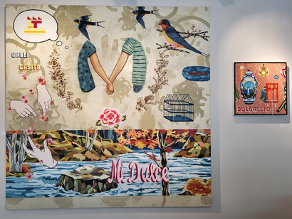 Nomadic Treasures, 2023, installation view. Courtesy of the artists and AHA Fine Art, NYC
