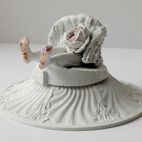 Arlene Shechet, Dancing Girl with Two Right Feet (detail), 2012. Courtesy of The Frick