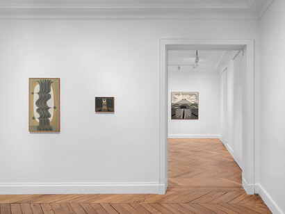 Léon Wuidar, vue de l'exposition. Avec l'aimable autorisation de White Cube