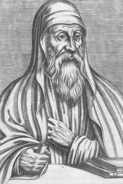 Retrato del teólogo Orígenes de Alejandría