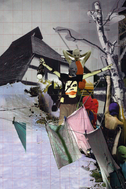 Justin Mortimer, Study for 'Joker', 2016. Courtesy of Parafin