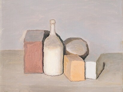 Giorgio Morandi, Natura morta con la bottiglia bianca