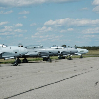 Canadair T-33 #441. Courtesy of Jet Aircraft Museum