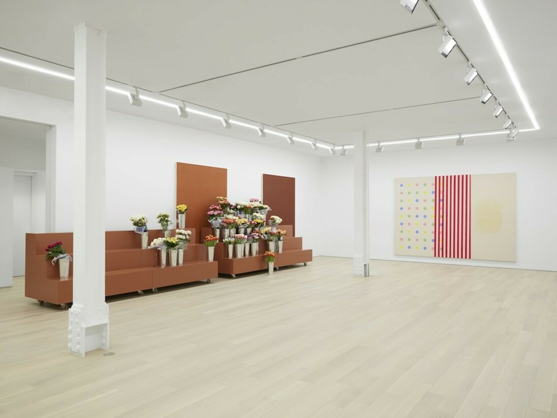 John M Armleder, Exhibition view. Courtesy of Almine Rech Gallery