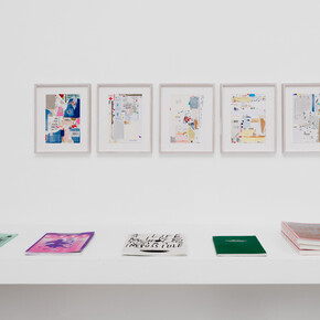 Stéphanie Saadé, What makes me think about you, what makes you think about me, exhibition view. Courtesy of Anne Barrault Gallery. Photo by Aurélien Mole