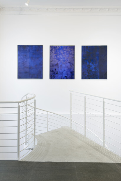 Markus Keibel, Patriarchy fades, the future rises, exhibition view. Courtesy of Luisa Catucci Gallery