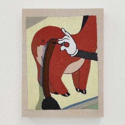 Peter Frederiksen, I know what I'm doing, I've played this game before. Courtesy of The Flat Gallery