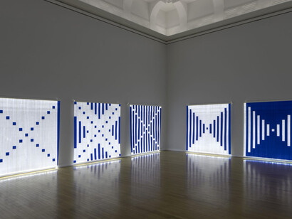 Daniel Buren. Courtesy of Buchmann Galerie