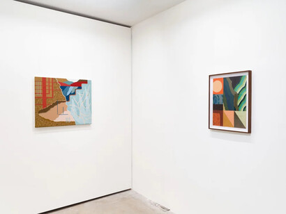 Franziska Goes, Seeds and circles, exhibition view. Courtesy of Moskowitz Bayse
