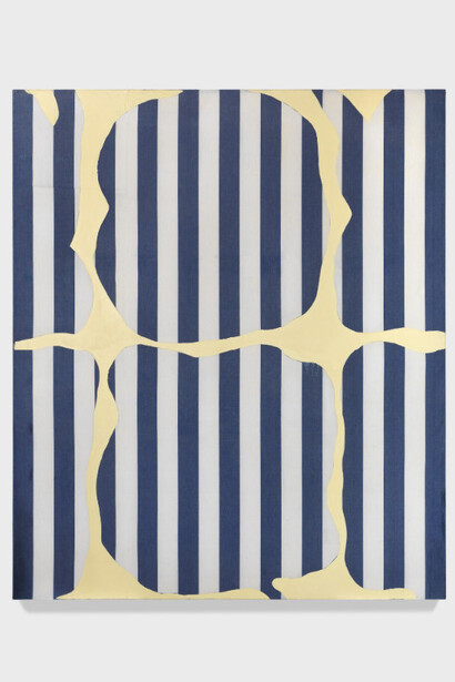 Daniel Buren. Courtesy of Nahmad Contemporary