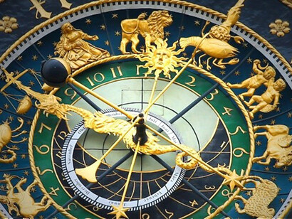The Astronomical Clock is the great landmark of Old Town Square, Prague