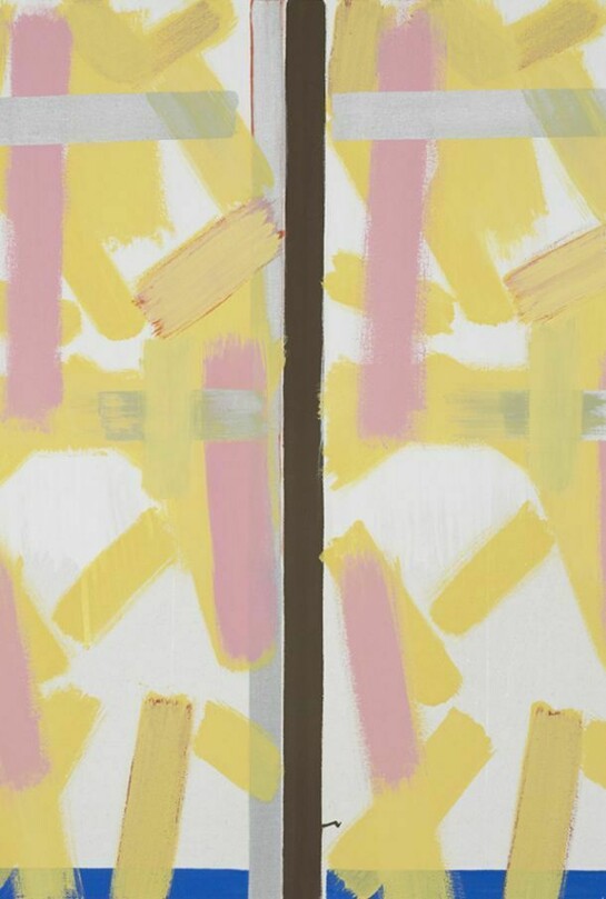 Bernard Piffaretti, Sans titre, 2013, acrylic on canvas, 81 x 65 cm / 31.8 x 25.5 in, courtesy of Herald St, London and Galerie Frank Elbaz, Paris