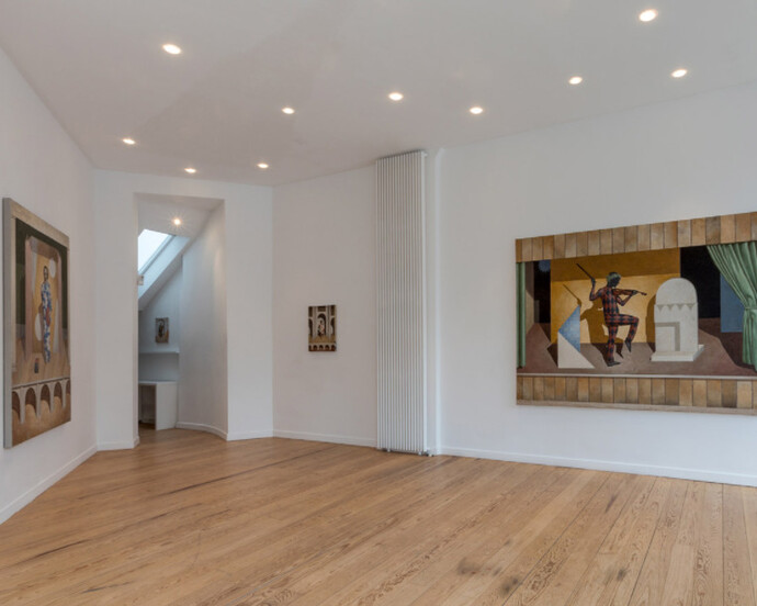 Christian Hidaka, Exhibition view. Courtesy of Michel Rein 