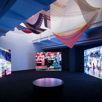 Various artists, The great camouflage, exhibition view. Courtesy of Rockbund Art Museum