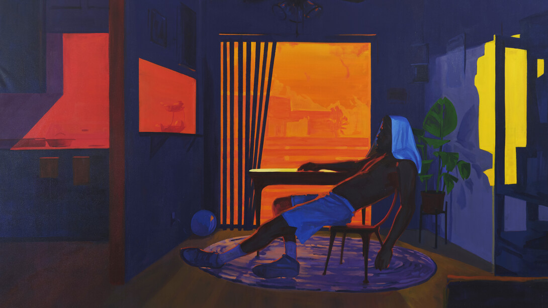 Kevin Brisco Jr., Demons done got his ass, 2024. Courtesy of Albertz Benda Gallery