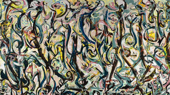 Jackson Pollock’s "Mural". Courtesy of The National Gallery of Art