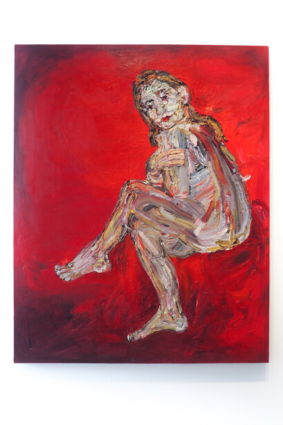 Sure Thing, 2018 Oil on Panel 152 x 121 cm 60 x 48 in. 