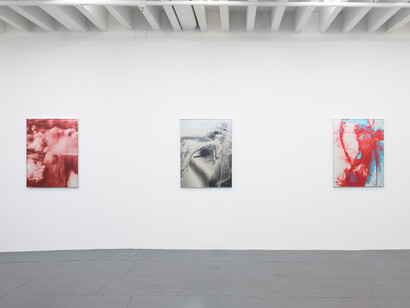 Eileen Quinlan, The Waves, installation shot, photo by Stephen Faught. Courtesy the artist and Miguel Abreu Gallery, New York
