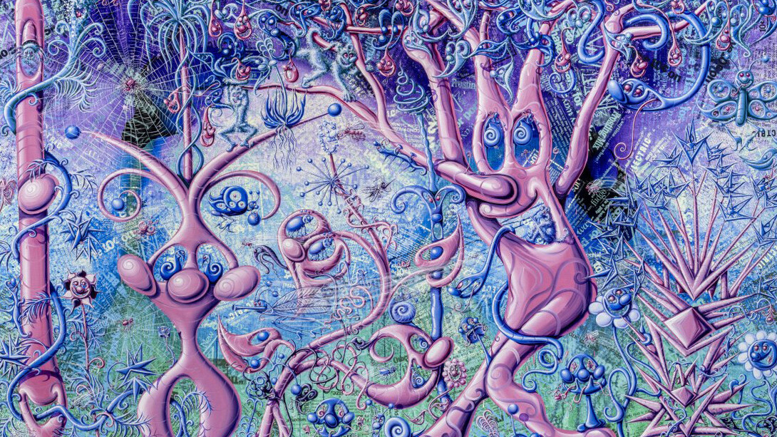Kenny Scharf (detail), Jungla. Courtesy of Museo Thyssen-Bornemisza