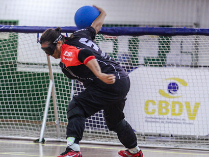 Semifinal feminina da Copa Caixa de Goadball 2016