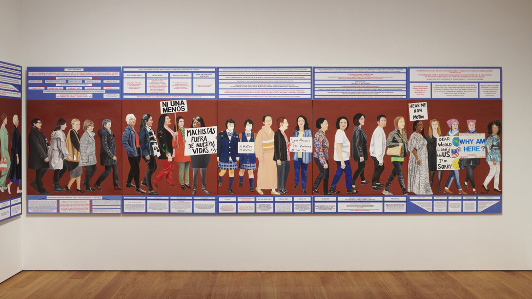 Artistes variés, Seven paintings – Seven encounters, vue de l'exposition. Avec l'aimable autorisation de Mudam