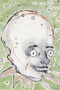 Foreign Powers. Painting from Leipzig. Courtesy of Museum Franz Gertsch