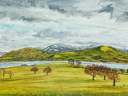 Alex Uxbridge, Snowdonia from behind Beaumaris