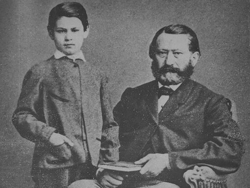 Sigmund Freud (1856-1939) aos oito anos com seu pai Jakob. O valor dos momentos orgânicos e não programados em encontros de estudo e supervisão em psicanálise