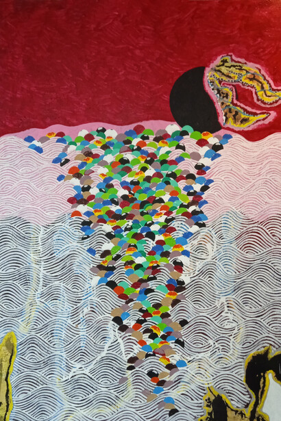 Ibrahim Miranda, Sunset, 2020. Courtesy of Diana Lowenstein Gallery