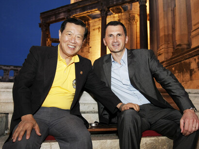 Two scientists and friends, Prof. Primorac and Prof. Henry Lee, one of the world's foremost forensic scientists