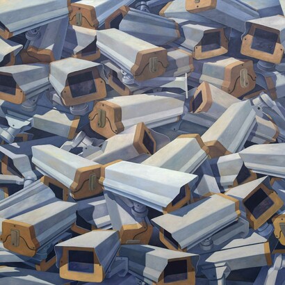 Bashar Khalaf, Junk garden no. 4 (detail), 2022. Courtesy of Zawyeh Gallery