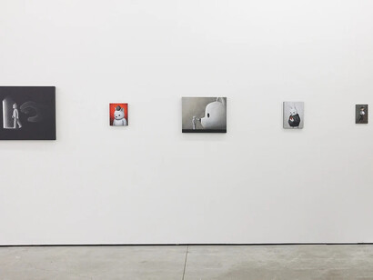 Luke Chueh, Making light of the darkness, exhibition view. Courtesy of Harman Projects