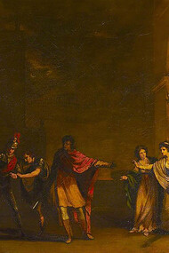 John Opie: "A Council Chamber" (The Night Brawl with Cassio and Roderigo / Disturbance of Othello and Desdemona from William Shakespeare's *Othello*, Act II, Scene iii)