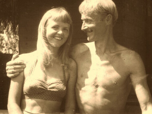 Karen y Olof en su juventud, en Cabo Blanco. Foto: Archivos de Olof y Karen