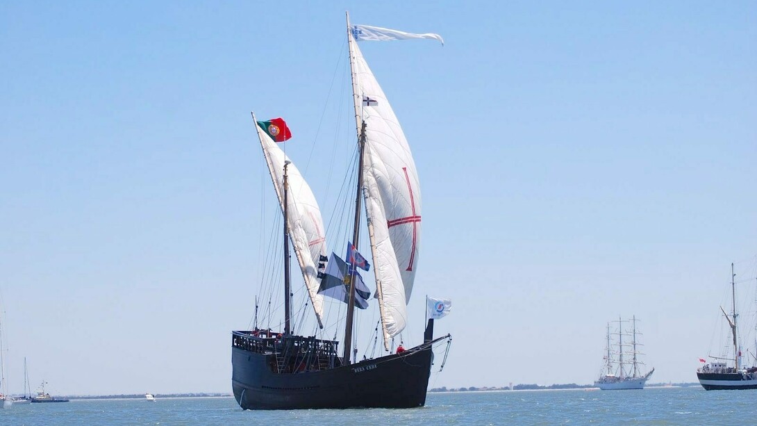 Caravela da Ordem de Cristo durante a expansão marítima portuguesa