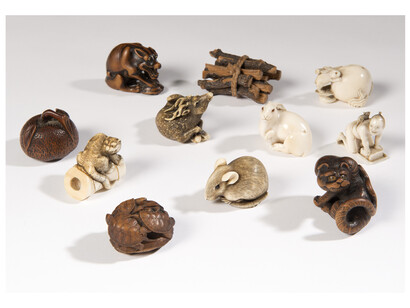 Netsuke from the collection of Edmund de Waal. Photo by Justin Piperger 
