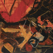 S.H. Raza, Trishna, 1976, acrylic on paper. Courtesy of the Piramal Museum of Art