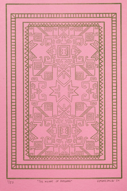 Symone Salib, The weight of patterns. Courtesy of Paradigm Gallery + Studio