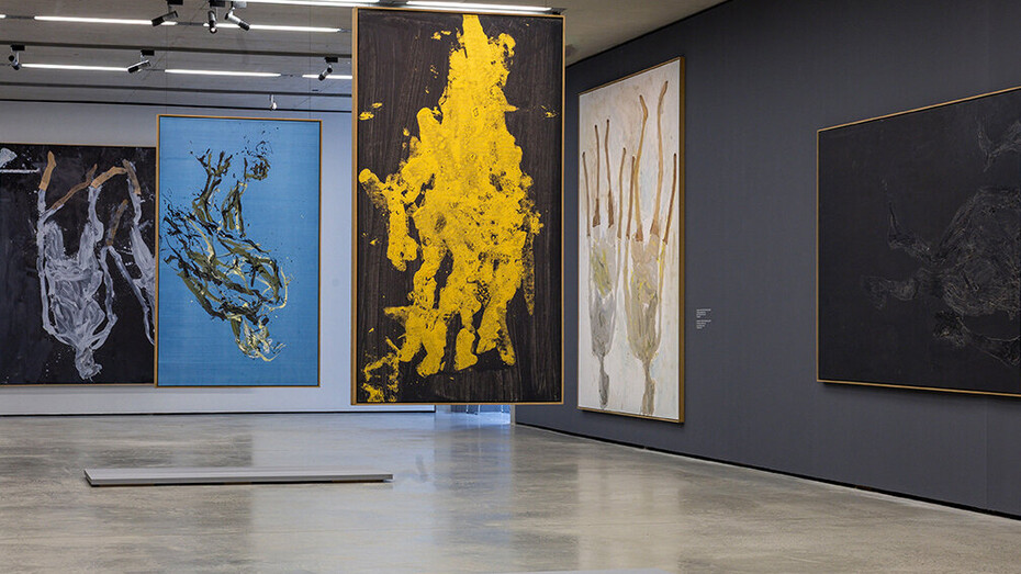 Baselitz jetzt, ausstellungsansicht. Mit freundlicher genehmigung des Museum der Moderne