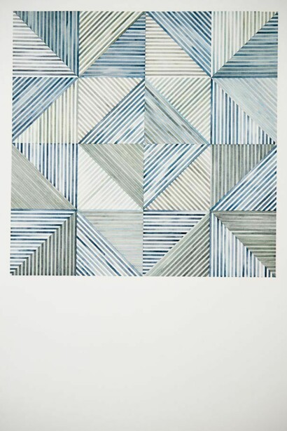Serena Mitnik-Miller, Untitled (9), 2013, Watercolor on paper, 60 x 40 inches