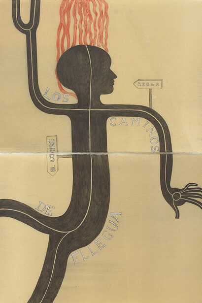 Sandra Vásquez de la Horra, Los caminos de Ellegua (detail). Courtesy of Senda Gallery